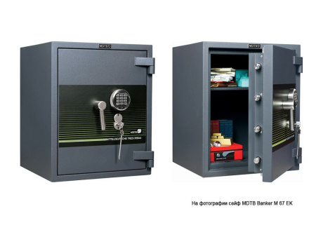 Взломостойкий сейф MDTB Banker-M 1255 EK (Графит)