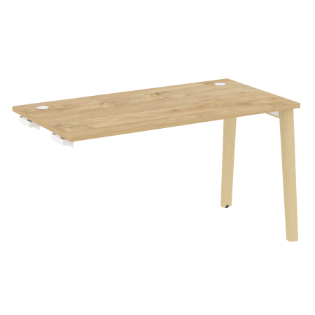 Стол-приставка к опорным элементам на деревянных опорах Onix Wood OW.SPR-3.7 1380x720x750 (Тиквуд Светлый/Дуб Светлый)