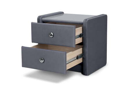 Тумба для спальни Lion (540x440x520) Серый (Серый) Тумба для спальни Lion (540x440x520) Серый (Серый)