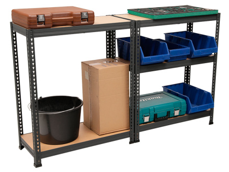 Стеллаж SBL 180KD/90x45/5 (Черный)