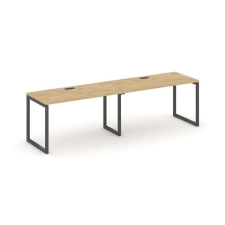 Рабочая станция 1 сторонняя SN-4O.ORS-004 (3160х600х750) (Тиквуд Светлый/Металл Антрацит)