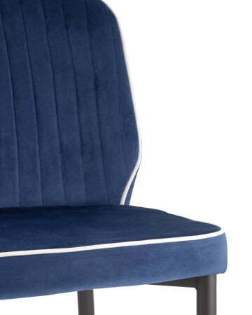 Стул Лоренс велюр синий (Стул Лоренс синий)