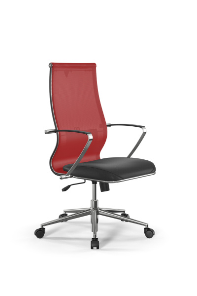 Кресло для руководителя Метта Sit 10 B2-163K - T+Extra /Km00/Wm12/K5cL(M09.B23.G18.W01) (Красный | Черный)