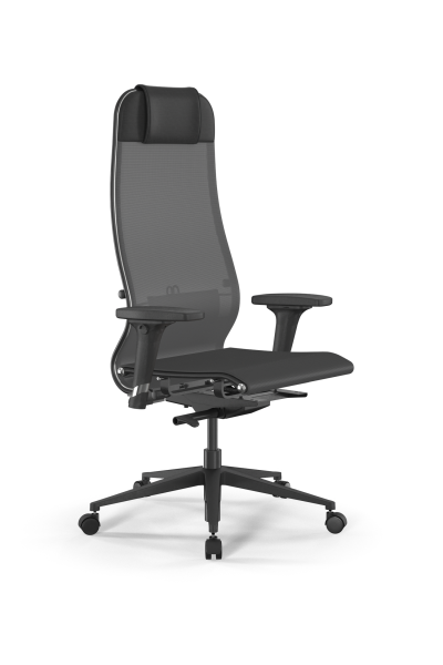 Кресло для руководителя Метта SynchroSit 10 B1-104D - T /Um00/Nb00/D02P(M23.B11.G19.W02) (Серый) Кресло для руководителя Метта SynchroSit 10 B1-104D - T /Um00/Nb00/D02P(M23.B11.G19.W02) (Серый)