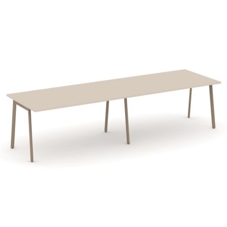 Стол переговорный ES.PRG-2.4-P (3160х980х750) (Капучино/Металл Латте)