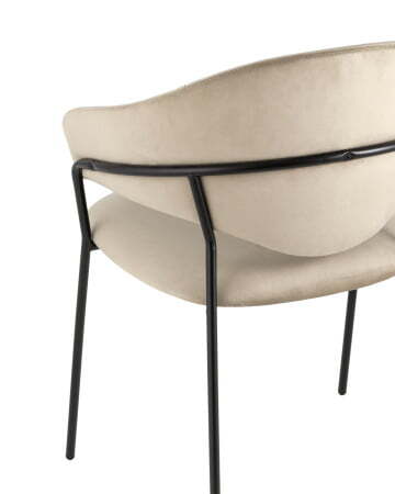 Стул Алексис велюр капучино (Стул Алексис капучино)