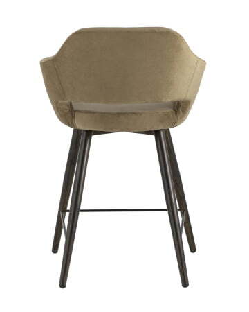 Стул полубарный Саймон велюр капучино (Стул полубарный Саймон капучино)