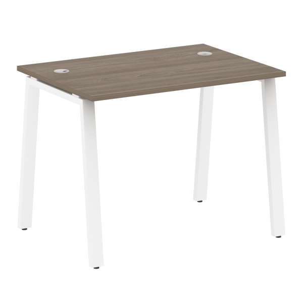 Стол письменный Metal System Style БА.СП-1 1000x720x750 (Вяз/Белый металл) Стол письменный Metal System Style БА.СП-1 1000x720x750 (Вяз/Белый металл)