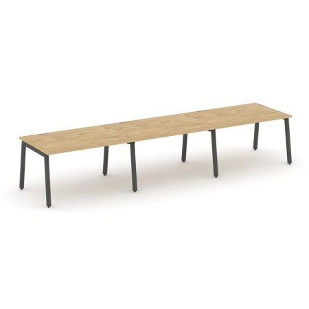 Стол переговорный SN-5A.SPRG-021.3 (2940х980х750) (Тиквуд Светлый/Металл Антрацит)
