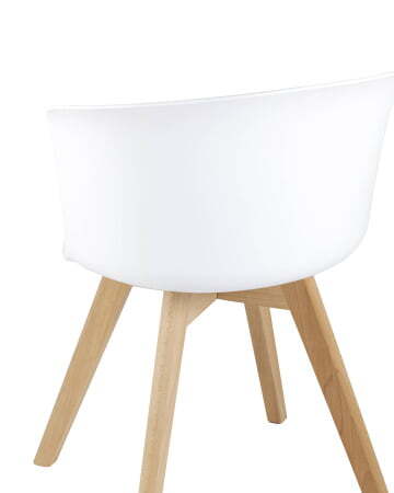 Стул Blossom с подушкой белый (Стул пластиковый Blossom белый)