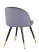 Стул Gabi LUX велюр серый (Стул Gabi серый)
