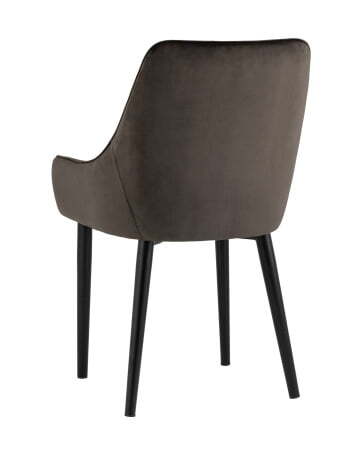 Стул Джоан велюр тёмно-коричневый (Стул Джоан темно-коричневый)
