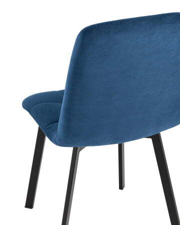 Стул Oliver Square велюр синий (Стул Oliver синий) Стул Oliver Square велюр синий (Стул Oliver синий)
