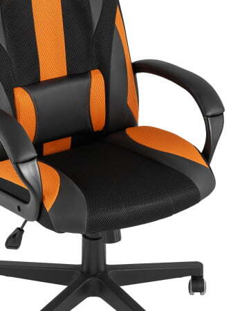 Кресло игровое TopChairs ST-CYBER 9 черный/оранжевый (Геймерское кресло ST-CYBER 9 оранжевый) Кресло игровое TopChairs ST-CYBER 9 черный/оранжевый (Геймерское кресло ST-CYBER 9 оранжевый)