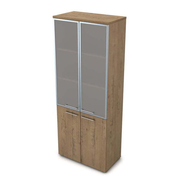 Шкаф высокий со стеклом Gloss line 9НШ.005.19 800x450x2045 (Teakwood) Шкаф высокий со стеклом Gloss line 9НШ.005.19 800x450x2045 (Teakwood)