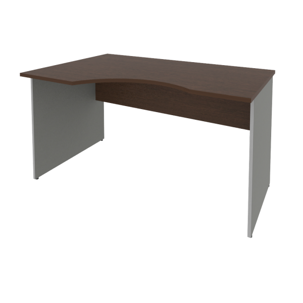 Стол криволинейный Riva А.СА-2 Л 1400x900x750 (Венге-Металлик) Стол криволинейный Riva А.СА-2 Л 1400x900x750 (Венге-Металлик)