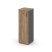 Шкаф средний узкий SN.STU.E-204(L) (400х400х1203) (Антрацит/Тиквуд Светлый) Шкаф средний узкий SN.STU.E-204(L) (400х400х1203) (Антрацит/Тиквуд Светлый)