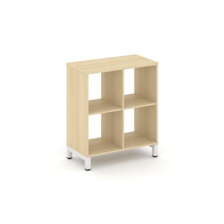 Каркас стеллажа 2 яруса SN.KS-220 (754х400х881) (Акация Лорка/Металл Белый)