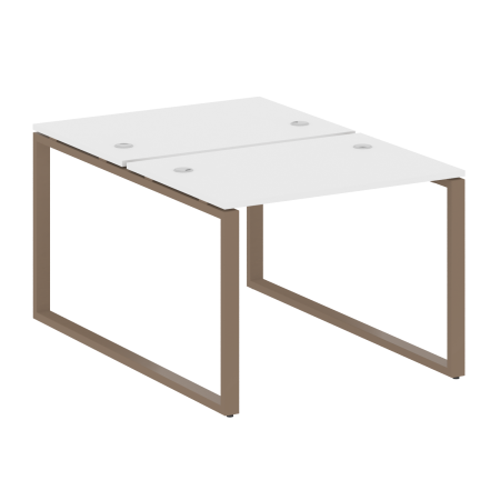 Рабочая станция Metal System Style БО.РАС-СП-2.1 1000x1475x750 (Белый/Мокко металл)