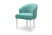Стул-кресло Nikole (590x670x820) Аквамарин (Аквамарин)
