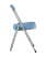 Стул складной ДЖОН металлик, голубой (Стул складной Джон голубой)