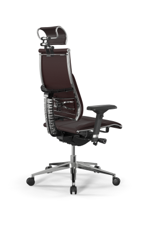 Кресло для руководителя Метта Y 3DE B2-10D - Infinity /Kc06/Nc06/D04P/H2cL-3D(M26.B32.G25.W03) (Темно-коричневый)