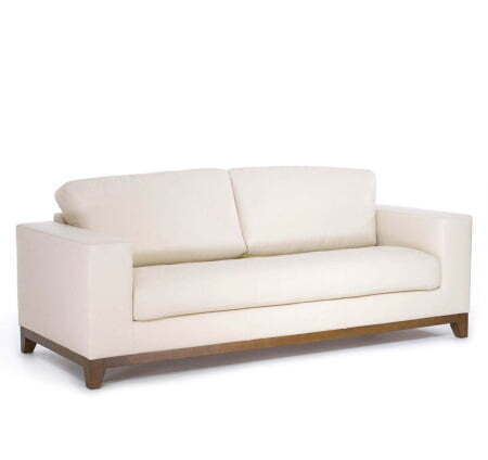 PALLADIO Диван 3-местный (БЕЖЕВЫЙ/КОЖА)