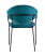 Стул Алексис велюр сине-зелёный (Стул Алексис сине-зеленый)