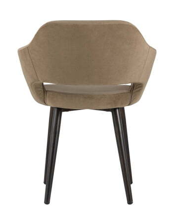 Стул с подлокотниками Саймон велюр капучино (Стул Саймон капучино)