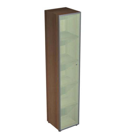 Шкаф высокий узкий со стеклом X7 IDEV43S L/IDEZ43S L 430x450x2140 (Стекло)