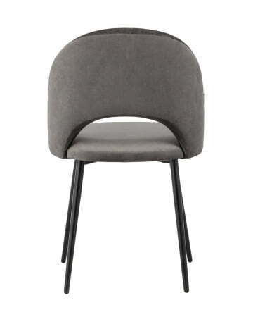 Стул Меган велюр тёмно-серый (Стул Меган темно-серый)