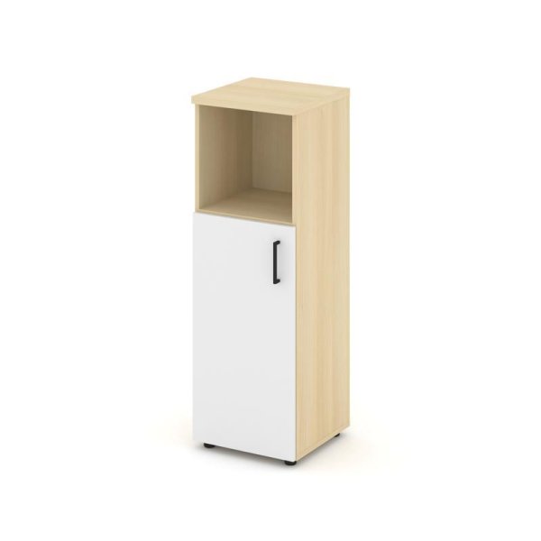 Шкаф средний узкий SN.STU.E-201(L) (400х400х1203) (Акация Лорка/Белый) Шкаф средний узкий SN.STU.E-201(L) (400х400х1203) (Акация Лорка/Белый)