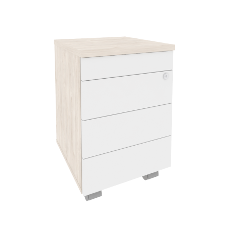 Тумба мобильная Onix O.TM-3 TIP 432x460x633 (Денвер Светлый) Тумба мобильная Onix O.TM-3 TIP 432x460x633 (Денвер Светлый)