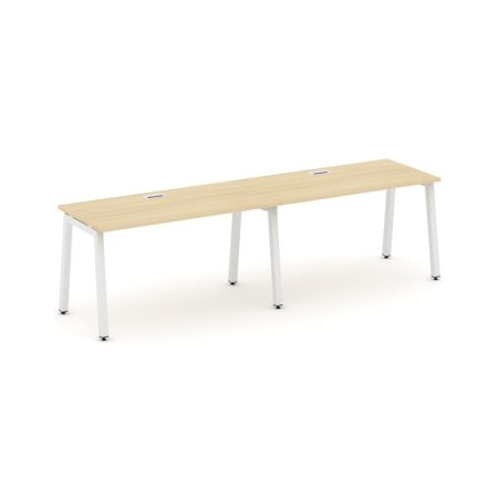 Рабочая станция 1 сторонняя SN-5A.ORS-014 (3160х700х750) (Акация Лорка/Металл Белый)