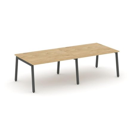 Стол переговорный SN-5A.SPRG-043.3 (2760х1180х750) (Тиквуд Светлый/Металл Антрацит)