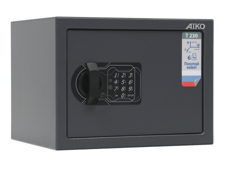 Мебельный сейф AIKO Т-230 EL (Графит) Мебельный сейф AIKO Т-230 EL (Графит)