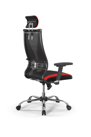 Кресло для руководителя Метта Sit 10 B2-170D - T+UMF(SY271)+Extra /Kb38/Wh09/D03P/H3mL-Pf-2D(M09.B21 (Красный | Черный) Кресло для руководителя Метта Sit 10 B2-170D - T+UMF(SY271)+Extra /Kb38/Wh09/D03P/H3mL-Pf-2D(M09.B21 (Красный | Черный)