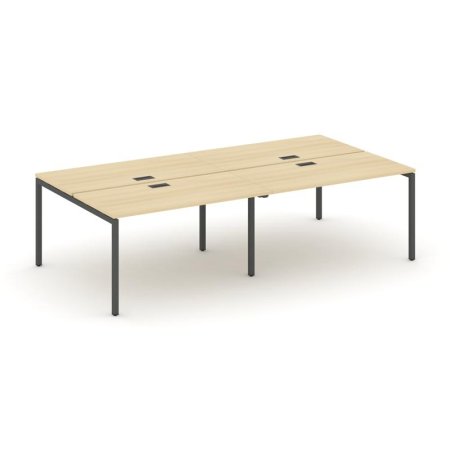 Рабочая станция 2-х сторонняя SN-4P.DRS-054 (3160х1632х750) (Акация Лорка/Металл Антрацит)