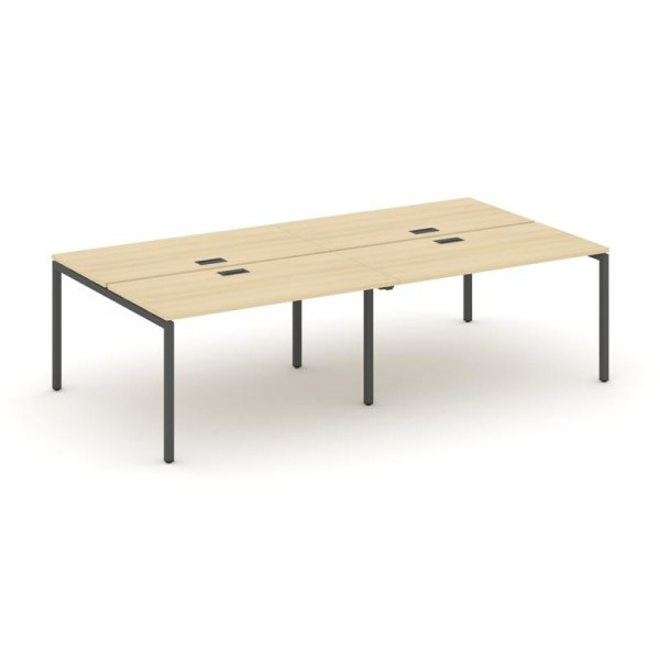 Рабочая станция 2-х сторонняя SN-4P.DRS-033 (2760х1232х750) (Акация Лорка/Металл Антрацит)