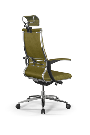 Кресло для руководителя Метта Samurai L2-13U - GoyaLE /Kc31/Wm31/U0mV-mL/H2cV-3D(M26.B32.G25.W03) (Оливковый) Кресло для руководителя Метта Samurai L2-13U - GoyaLE /Kc31/Wm31/U0mV-mL/H2cV-3D(M26.B32.G25.W03) (Оливковый)