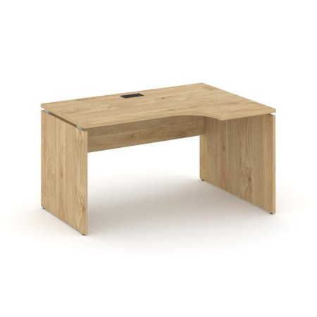 Стол рабочий эргономичный SN-D.SPA-021(R) (1380х800/980х750) (Тиквуд Светлый)