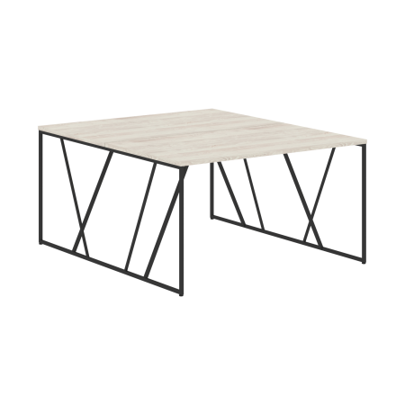 Стол двойной LOFTIS LWST 1316 1360х1606х750 (Сосна ЭдмонтЧерный)