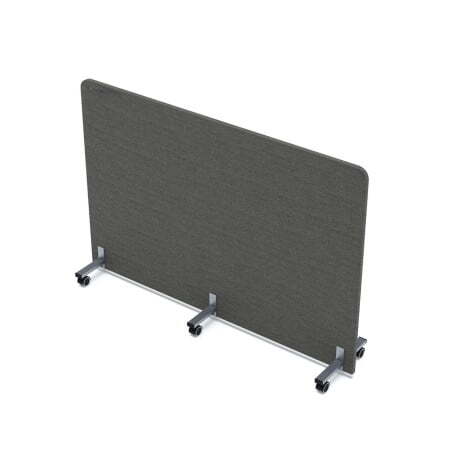 Акустическая мобильная перегородка SOFTOffice 011.МП.1611 1600x377x1100 (Silver)