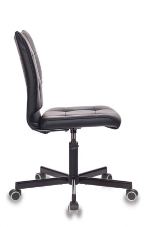Кресло Бюрократ CH-330M/BLACK без подлокотников черный искусственная кожа крестовина металл (Компьютерное кресло CH-330M черный) Кресло Бюрократ CH-330M/BLACK без подлокотников черный искусственная кожа крестовина металл (Компьютерное кресло CH-330M черный)