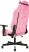 Кресло игровое Knight N1 Fabric розовый Velvet 36 с подголов. крестов. металл (Розовый)