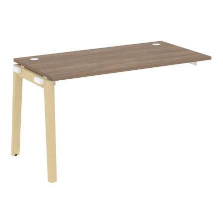 Наборный элемент рабочей станции на деревянных опорах Onix Wood OW.1.NRS-3.7 1380x720x750 (Дуб Аризона/Дуб Светлый)