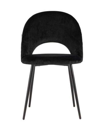 Стул Меган велюр с ромбами черный (Стул Меган черный) Стул Меган велюр с ромбами черный (Стул Меган черный)