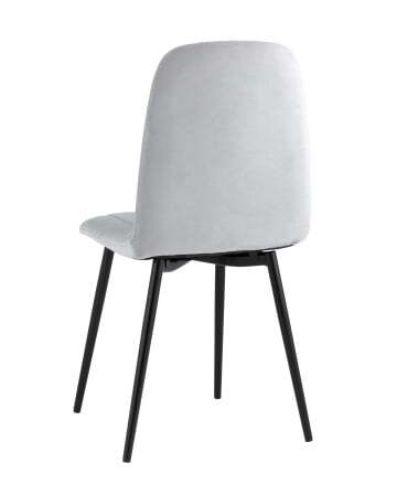 Стул Easy велюр светло-серый (Стул Easy светло-серый)