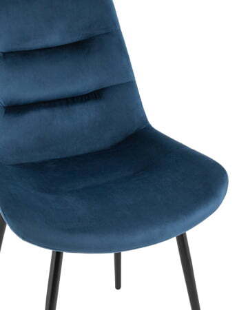 Стул Остин велюр пыльно-синий (Стул Остин синий)