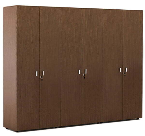 EXE Шкаф для бумаг с гардеробом 101 732 (Орех/Хром) EXE Шкаф для бумаг с гардеробом 101 732 (Орех/Хром)